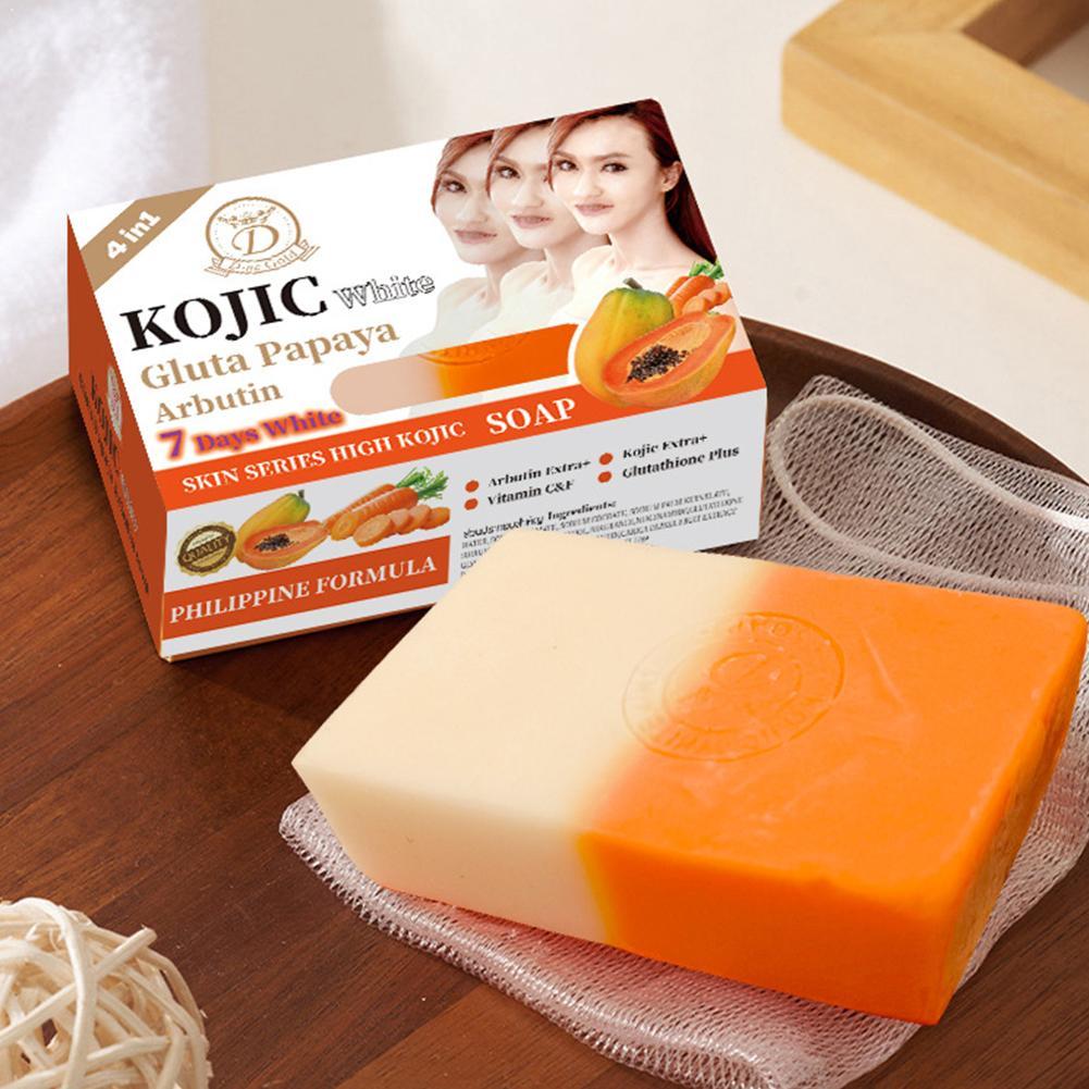 Kojic Acid Soap - Savon fait main au papaye et