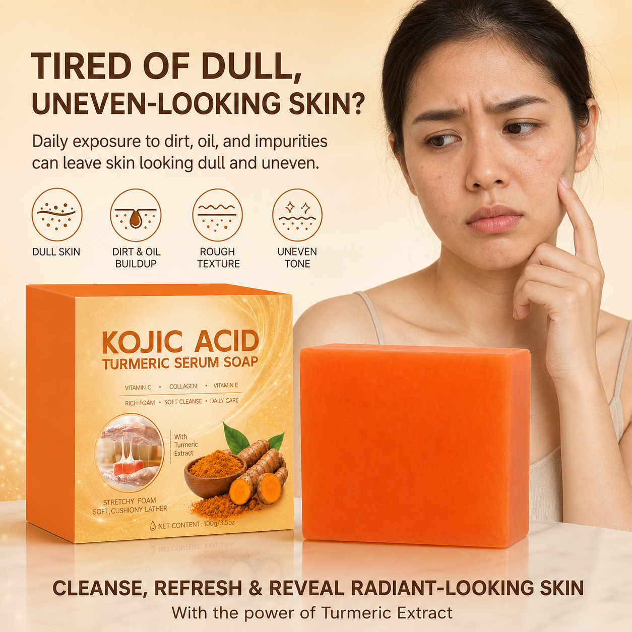 Savon à l'acide kojique, proté - Kojic Acid Soap avis et prix
