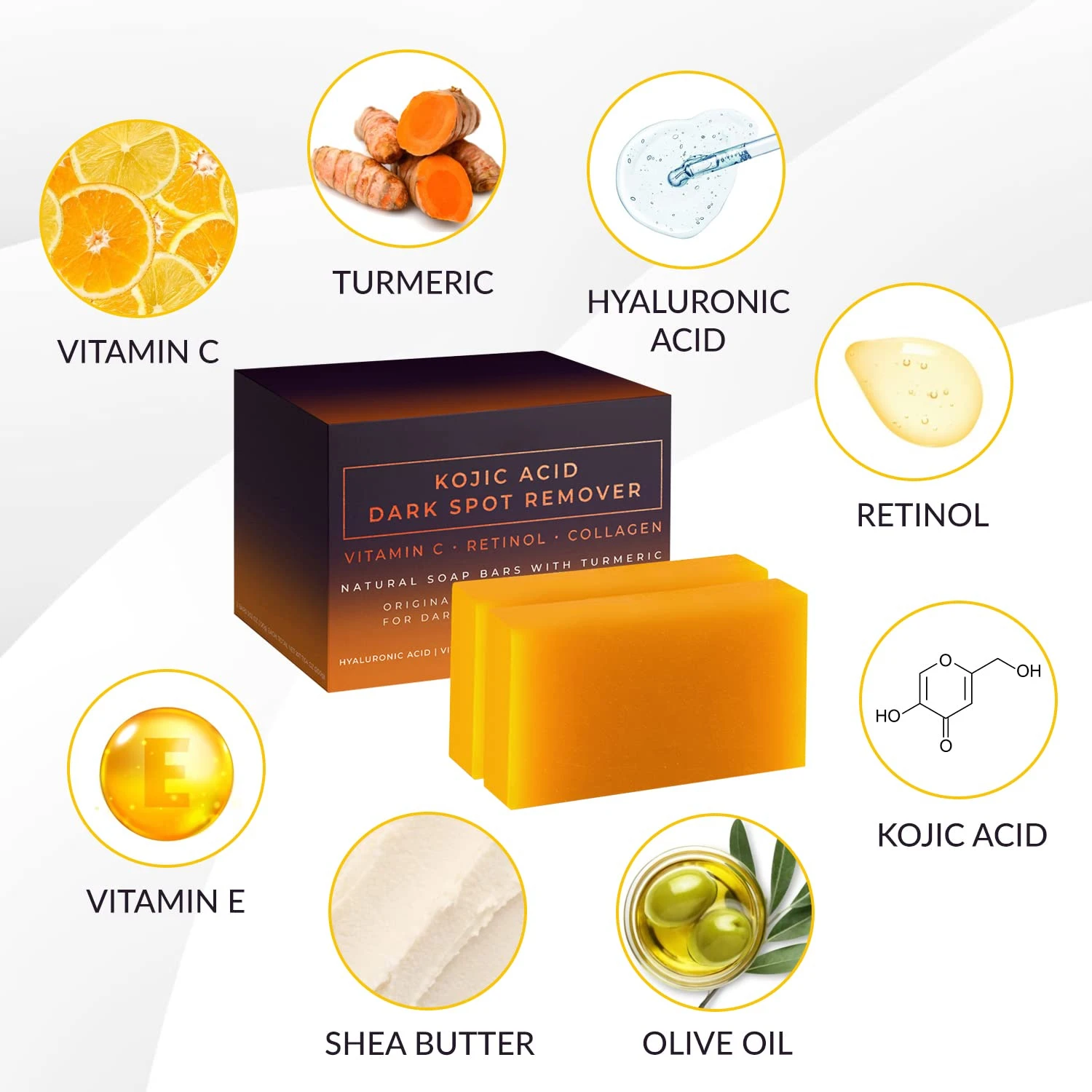 Acide kojique dissolvant de ta - Kojic Acid Soap avis et prix